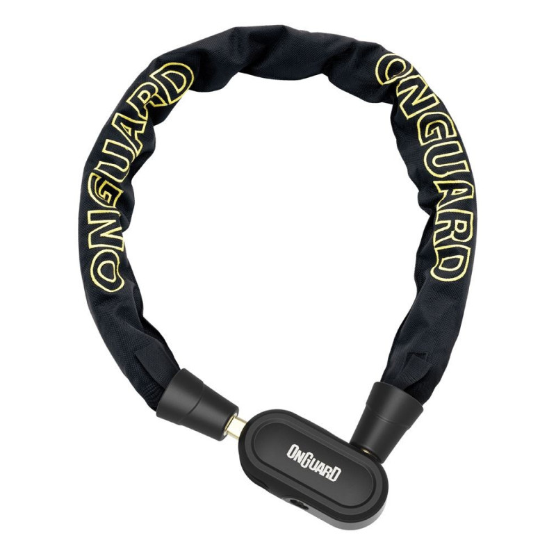 Zapięcie rowerowe ONGUARD FASTLOCK 8284 Łańcuch 90cm*7.5mm - 3 x Klucze z kodem